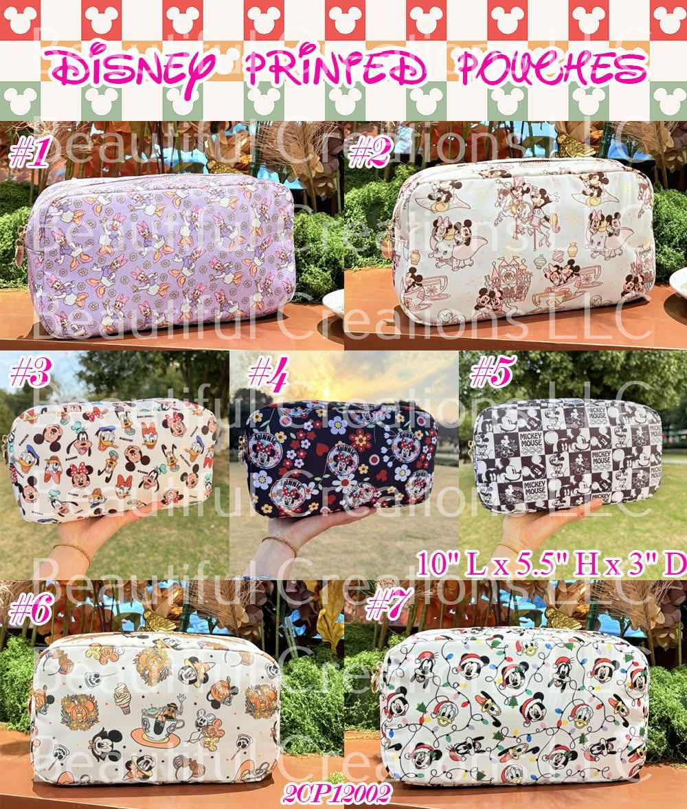 CHARACTER PRINTED POUCHES