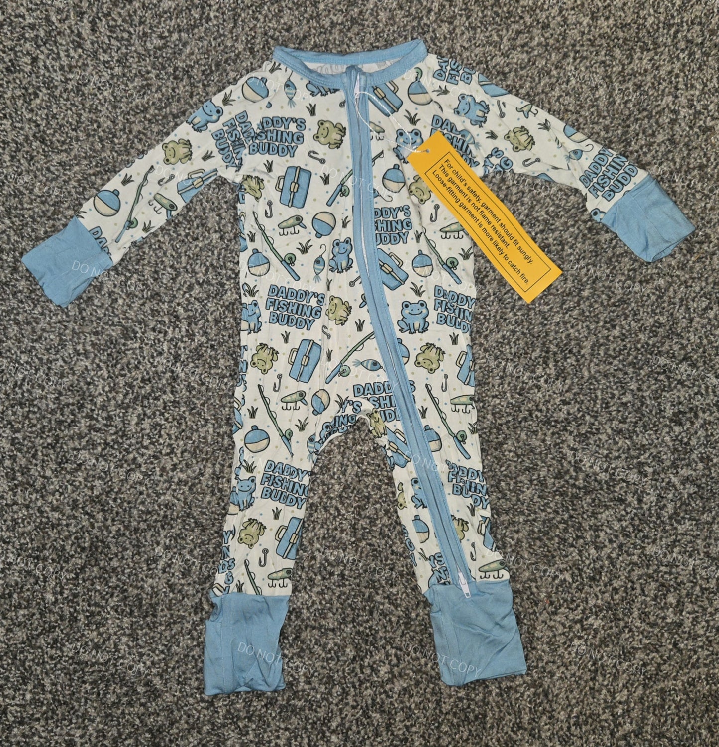 Daddy's Little Fishing Buddy - Blue Zippy