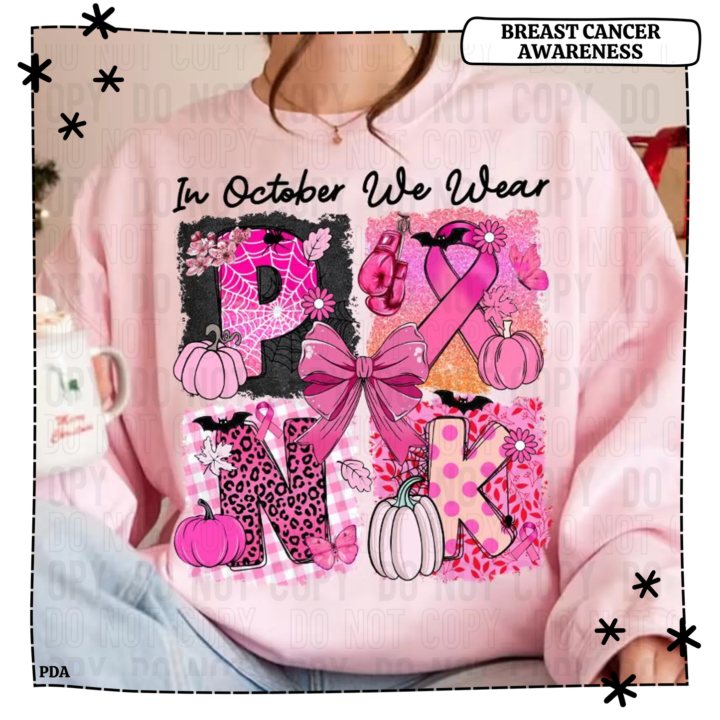 In October, We Wear Pink Pumpkins