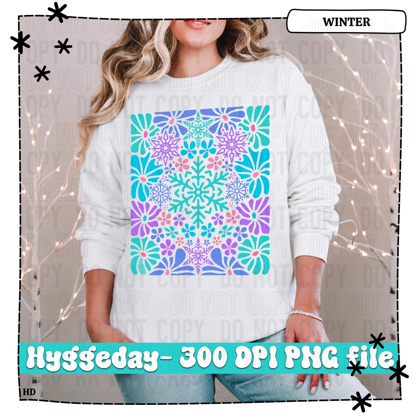 Snowflake Multi-Color