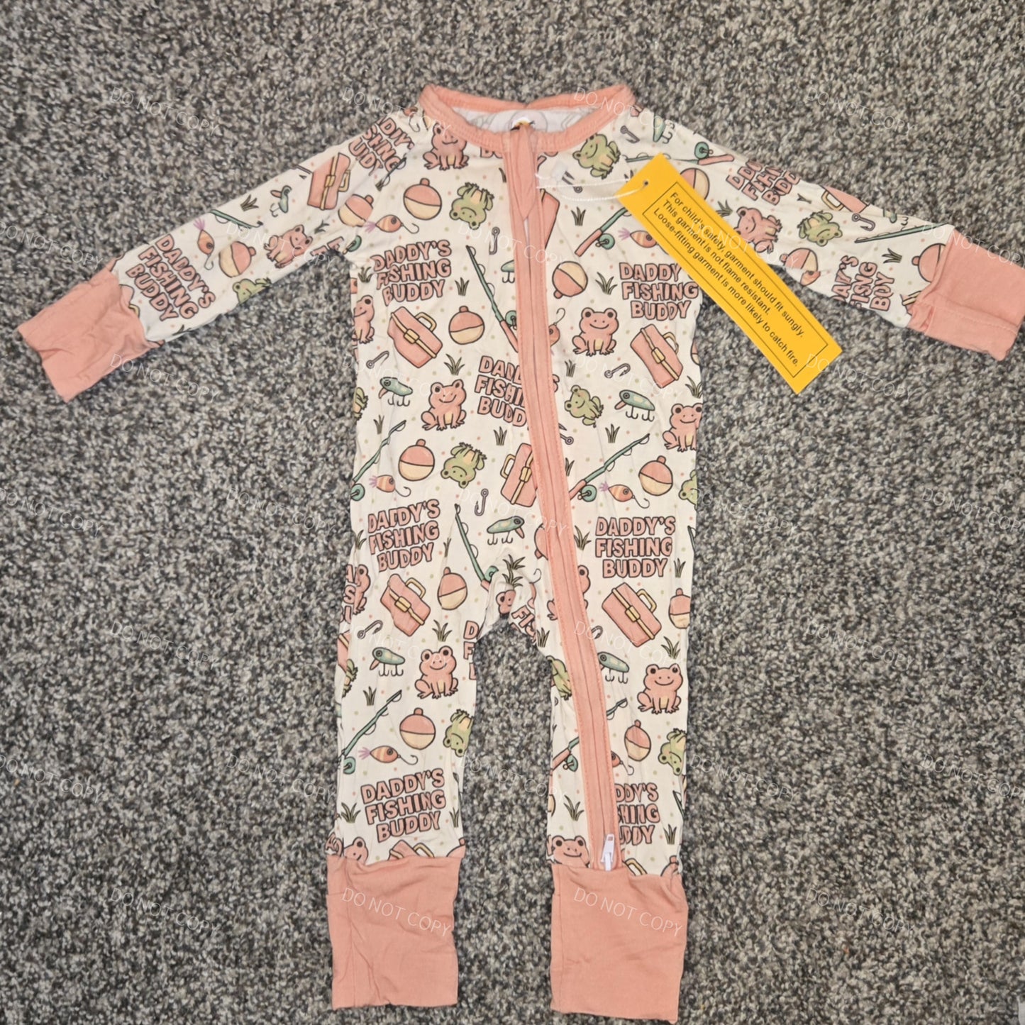 Daddy's Little Fishing Buddy - Pink Zippy