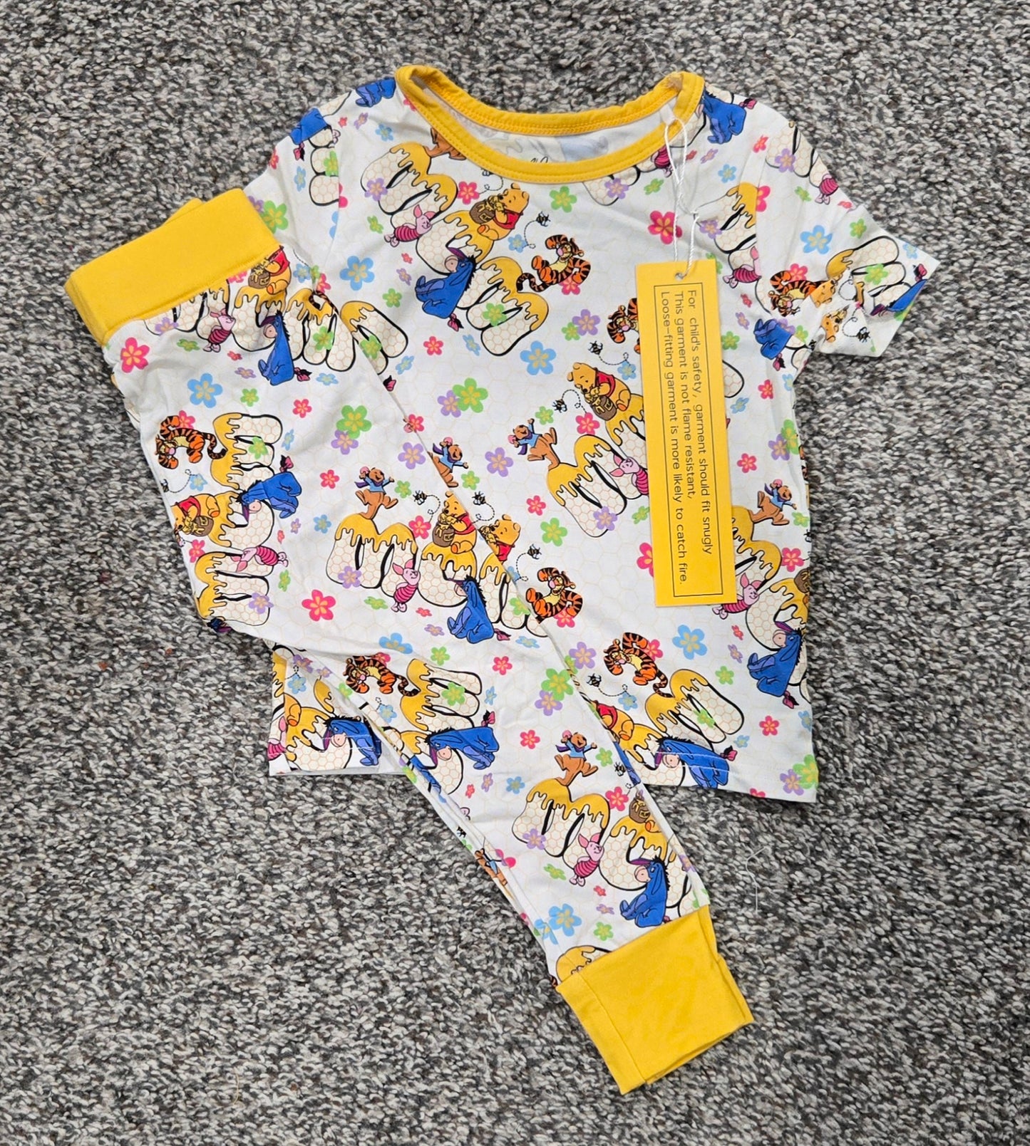 Honey Bear - Short Sleeve/Pants