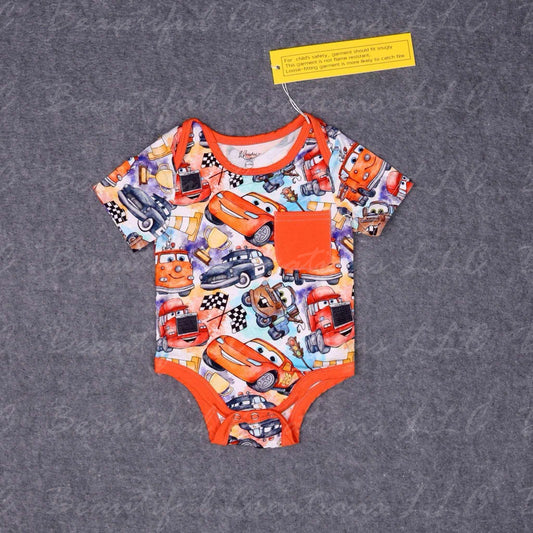 Red Magic Cars - Onesie