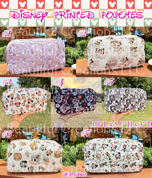 CHARACTER PRINTED POUCHES