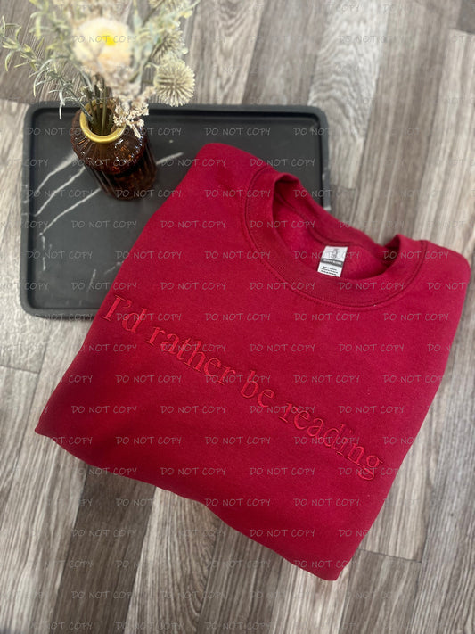 I'd rather be reading