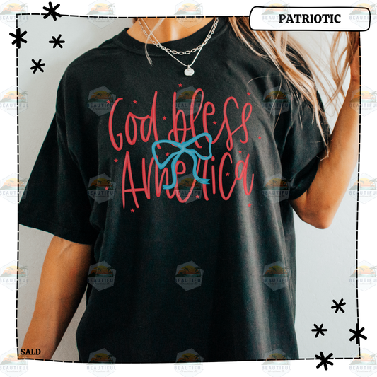 God Bless America Blue Coquette
