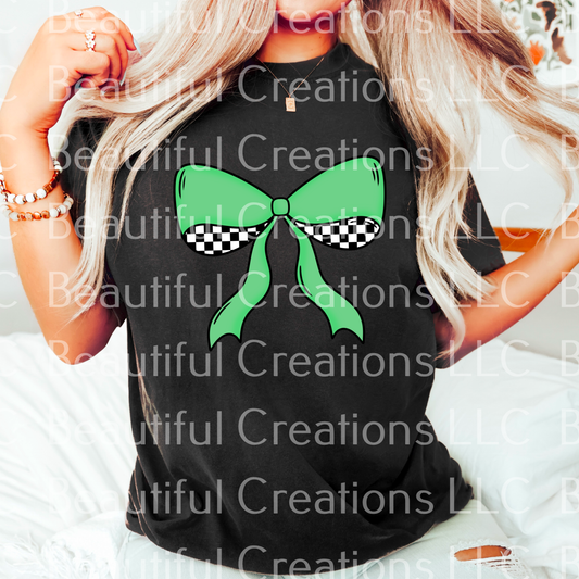 Green_Checkered_Bow