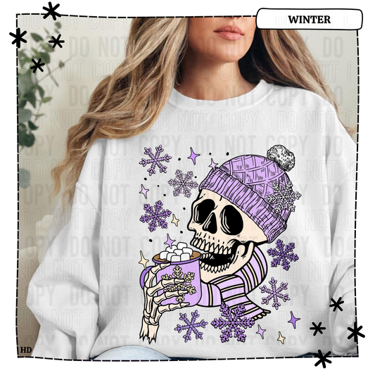 Purple Skull Freezing