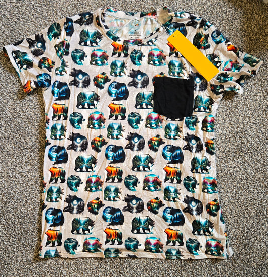 Moonlight Bear - Adult Pocket T